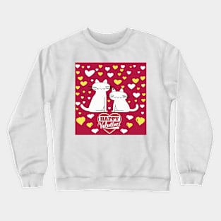 pet lover quotes cat Crewneck Sweatshirt